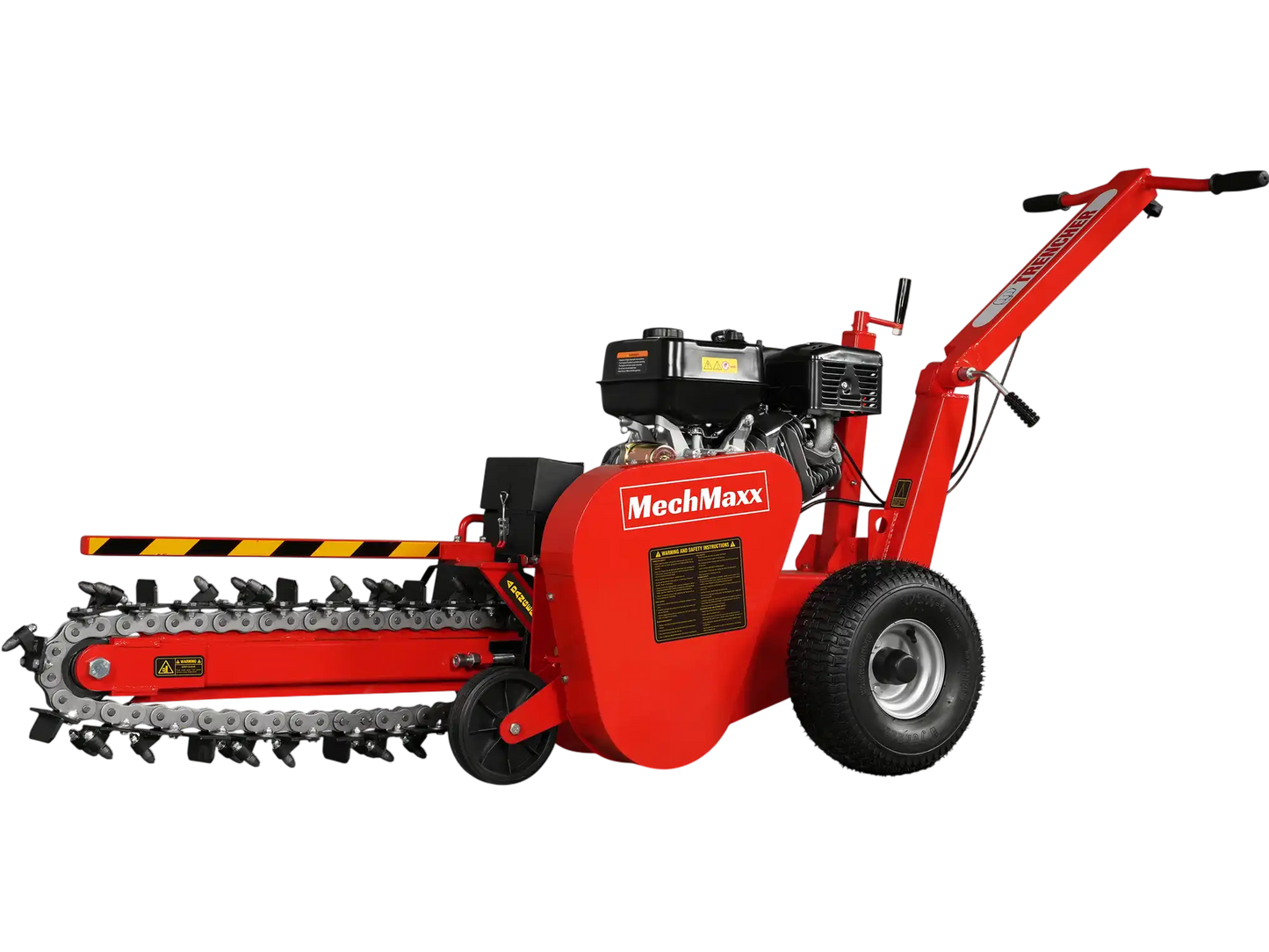 MechMaxx TCR1500 Mini Trencher 15HP 420cc Electric Start Powered 24" Ditching Trencher New