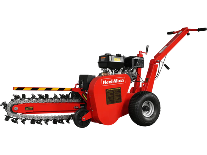 MechMaxx TCR1500 Mini Trencher 15HP 420cc Electric Start Powered 24" Ditching Trencher New