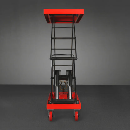 MechMaxx TFD22 Lift Table Mobile Double Scissor Cart 2200 lbs 47.2" x 24" 66.9" New