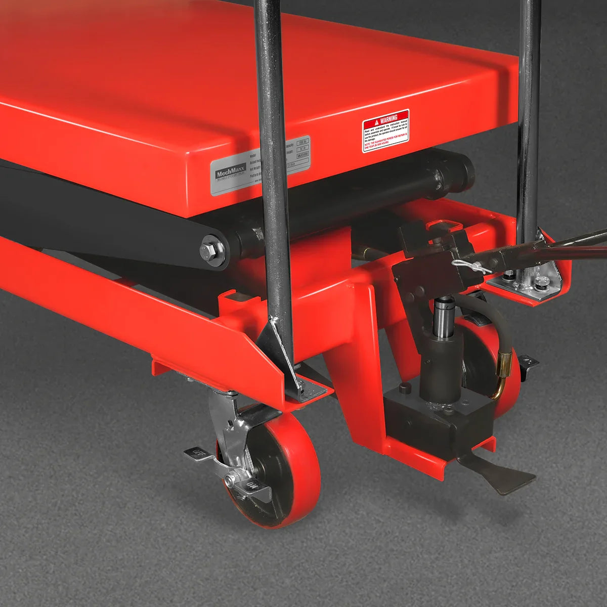 MechMaxx TFD22 Lift Table Mobile Double Scissor Cart 2200 lbs 47.2" x 24" 66.9" New
