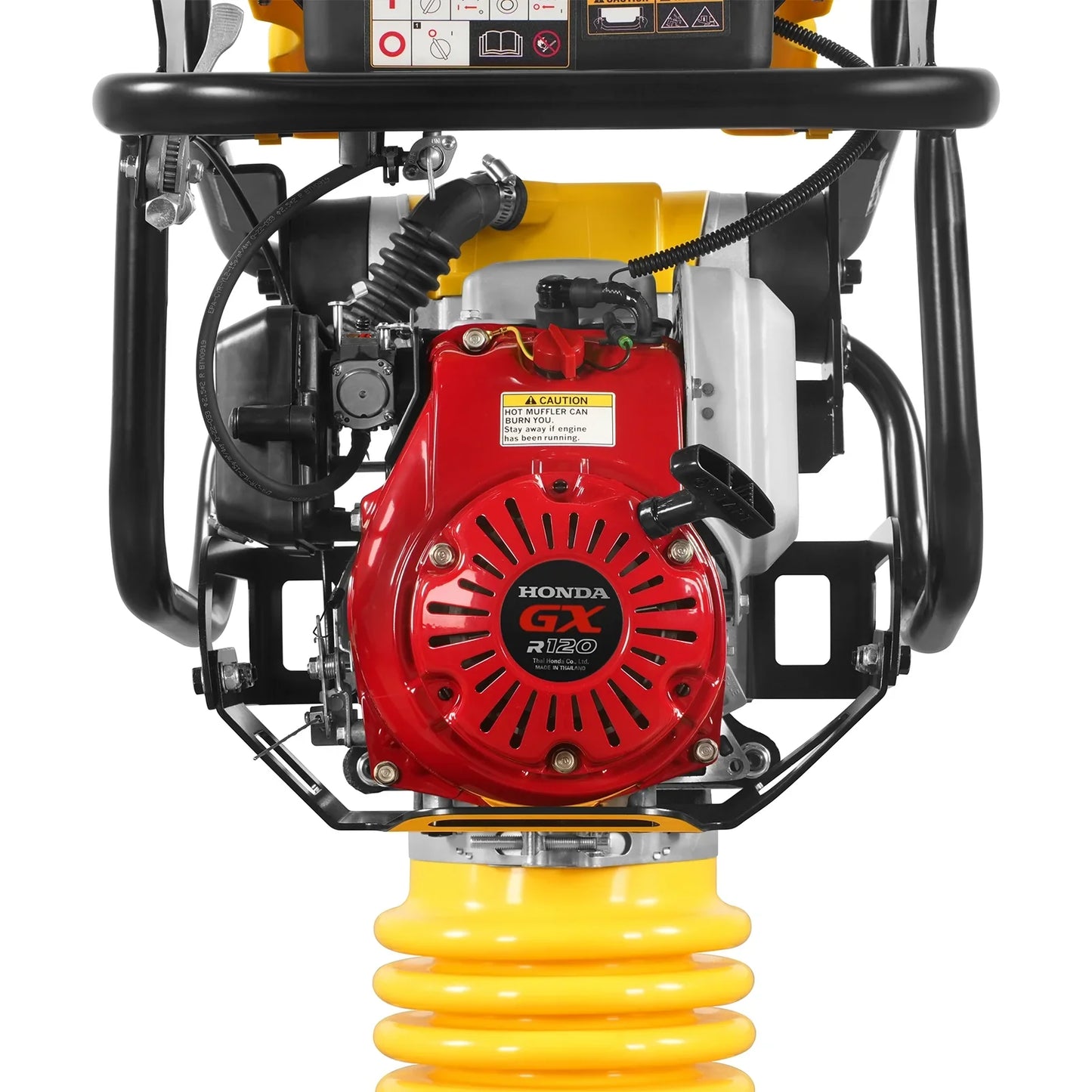 MechMaxx TR75H Tamping Rammer Honda GXR120 3150 lbs Impact Force Wheel Kit Jumping Jack Tamper Compactor New