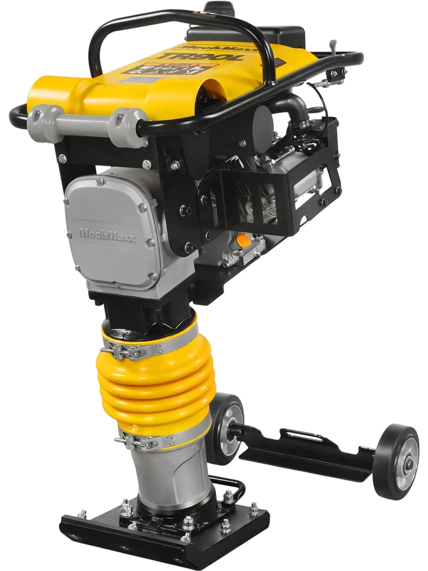 MechMaxx TR90L Tamping Rammer 6.5 HP 2700 lbs Impact Force Jumping Jack Tamper Compactor with Wheel Kit New