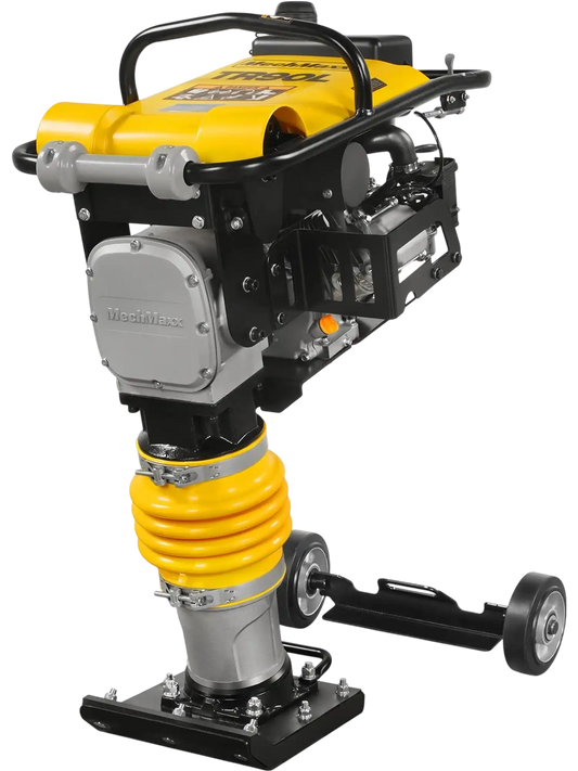 MechMaxx TR90L Tamping Rammer 6.5 HP 2700 lbs Impact Force Jumping Jack Tamper Compactor with Wheel Kit New