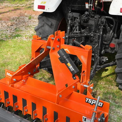 MechMaxx TSP60 Soil Pulverizer 60" Heavy Duty Single Spiked Roller 21 Shanks Category 1 2 3 Point Hitch Tractor Attachment New