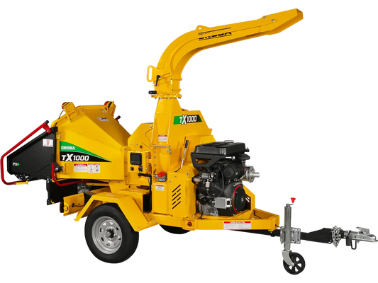 MechMaxx TX1000 Wood Chipper 35HP 1000cc ZONSEN Electric Start 8" Gas Powered Commercial Intelligent Hydraulic Feeding System New