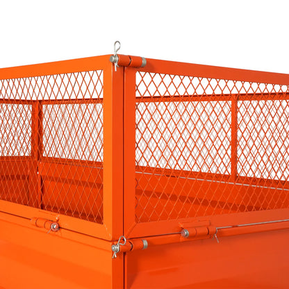 MechMaxx DT4X8W Dump Trailer 2-Ton Capacity Heavy-Duty New