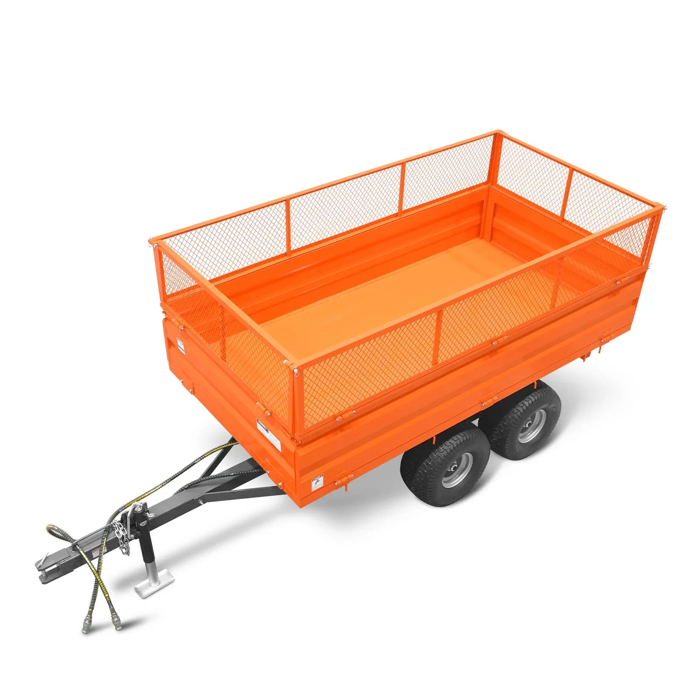 MechMaxx DT4X8W Dump Trailer 2-Ton Capacity Heavy-Duty New