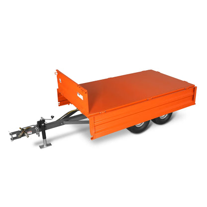 MechMaxx DT4X8W Dump Trailer 2-Ton Capacity Heavy-Duty New
