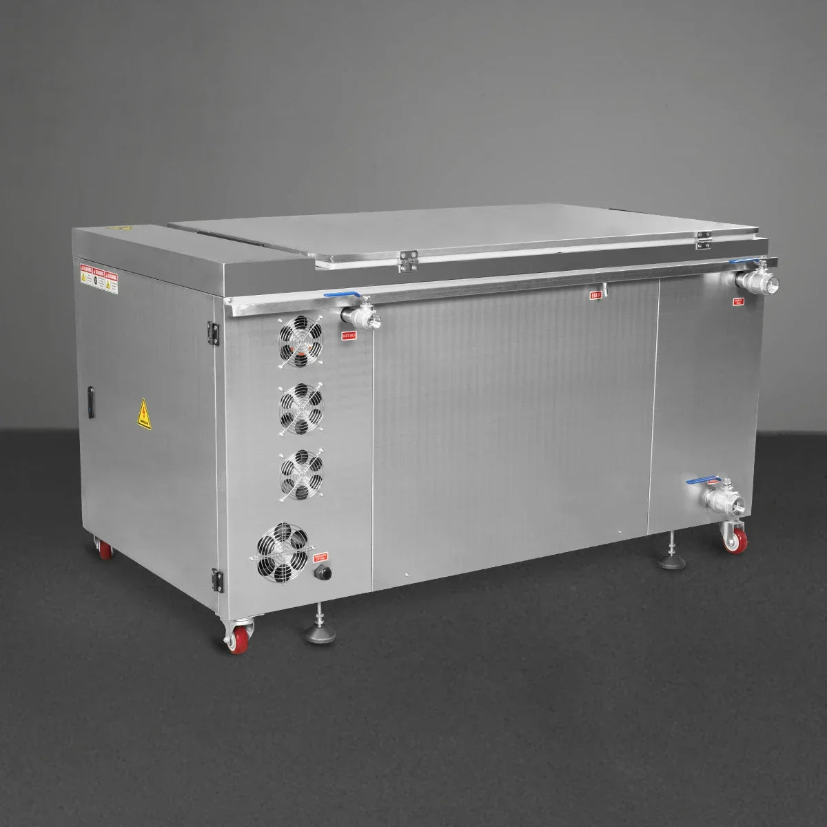 MechMaxx UC110B Ultrasonic Cleaner 114 Gal 432L Heavy Duty Industrial Parts Washer 28kHz 60 Transducers SS304 Tank 10kW Heater 208-240V 3 Phase Power New