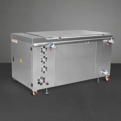 MechMaxx UC110B Ultrasonic Cleaner 114 Gal 432L Heavy Duty Industrial Parts Washer 28kHz 60 Transducers SS304 Tank 10kW Heater 208-240V 3 Phase Power New