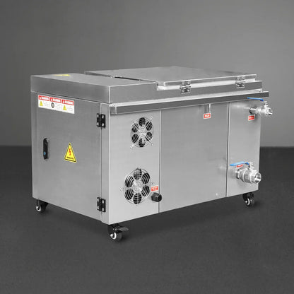 MechMaxx UC12 Ultrasonic Cleaner 12 Gal 47 L Heavy Duty Industrial Parts Washer 28kHz 9 Transducers SS304 Tank 6.6kW Heater 208-240V 1 Phase Power New
