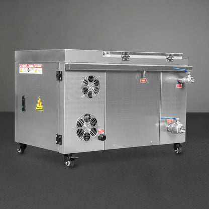 MechMaxx UC12 Ultrasonic Cleaner 12 Gal 47 L Heavy Duty Industrial Parts Washer 28kHz 9 Transducers SS304 Tank 6.6kW Heater 208-240V 1 Phase Power New