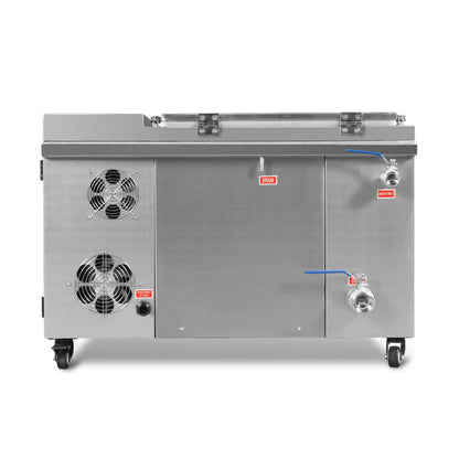 MechMaxx UC12 Ultrasonic Cleaner 12 Gal 47 L Heavy Duty Industrial Parts Washer 28kHz 9 Transducers SS304 Tank 6.6kW Heater 208-240V 1 Phase Power New