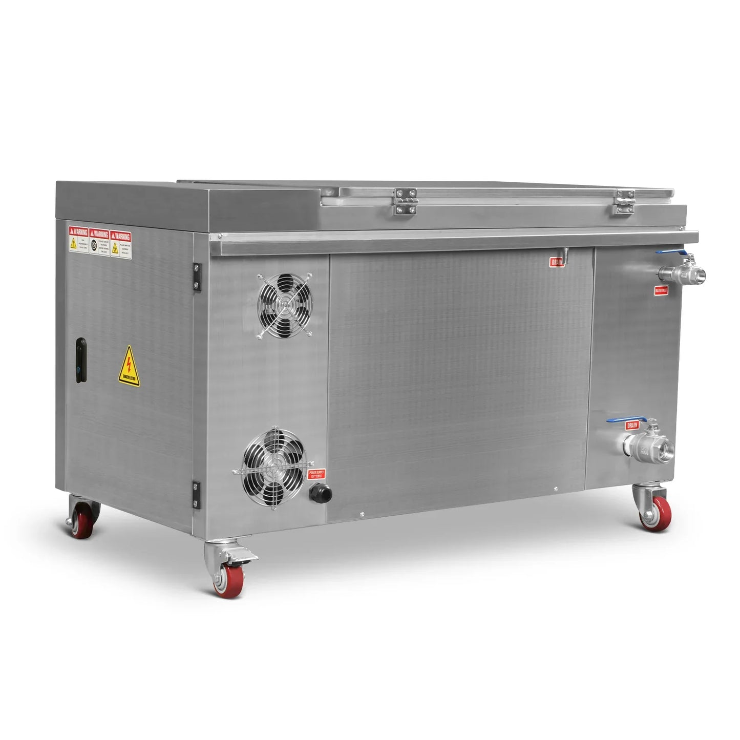 MechMaxx UC32 Ultrasonic Cleaner 32 Gal 120L Heavy Duty Industrial Parts Washer 28kHz SS304 Tank 6.6kW Heater 208-240V 3 Phase New