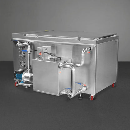 MechMaxx UC81A Ultrasonic Cleaner 81 Gal 308L Heavy Duty Industrial Parts Washer 28kHz 40 Transducers Oil Skimmer SS304 Tank 10kW Heater 208-240V 3 Phase New