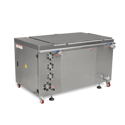 MechMaxx UC81B Ultrasonic Cleaner 81 Gal 308L Heavy Duty Industrial Parts Washer 28kHz 40 Transducers SS304 Tank 10kW Heater 208-240V 3 Phase Power New