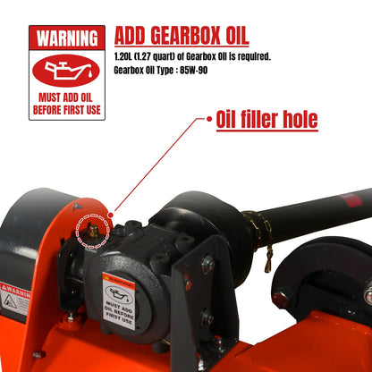 MechMaxx VAM 48 Flail Mower 48" Standard 3 Point Offset Ditch Bank 25-50HP New
