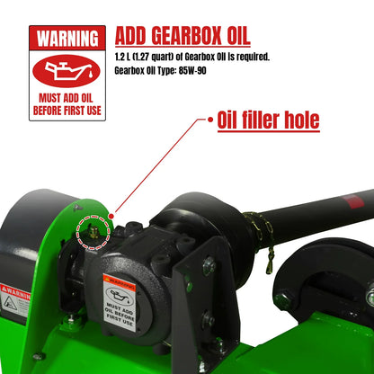 MechMaxx VAM 60 Flail Mower 60" Standard 3Point Offset Ditch Bank 25-60HP New