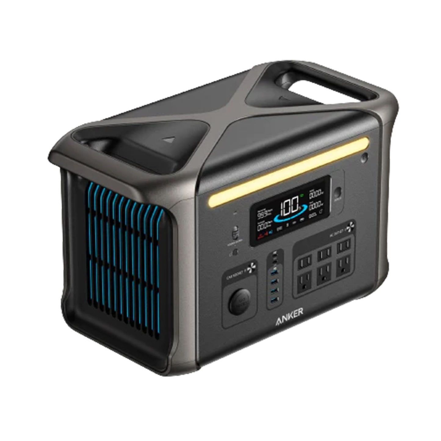 Anker SOLIXF1500 Left Side And Front View