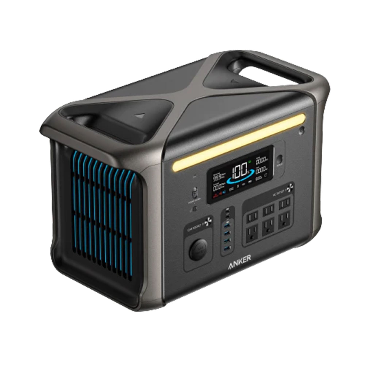 Anker SOLIXF1500 Left Side And Front View