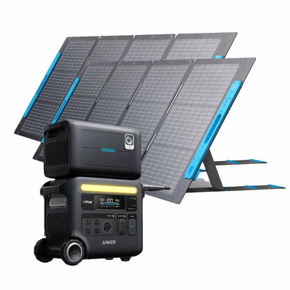 Anker SOLIX F2600 Portable Power Station | 2560Wh | 2400W | 1000W Solar Input