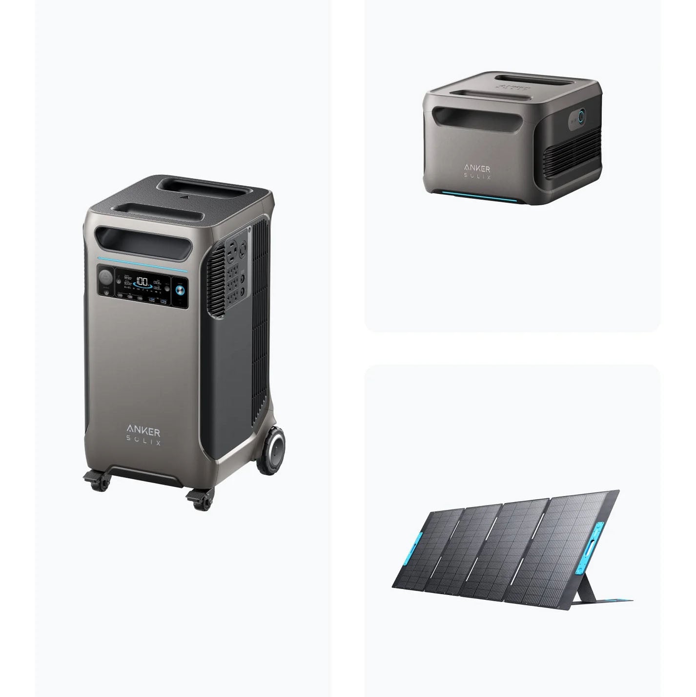 Anker SOLIX F3800 With BP3800 Battery With 1 400W Solar Panel Bundle