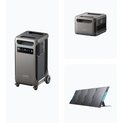 Anker SOLIX F3800 With BP3800 Battery With 1 400W Solar Panel Bundle