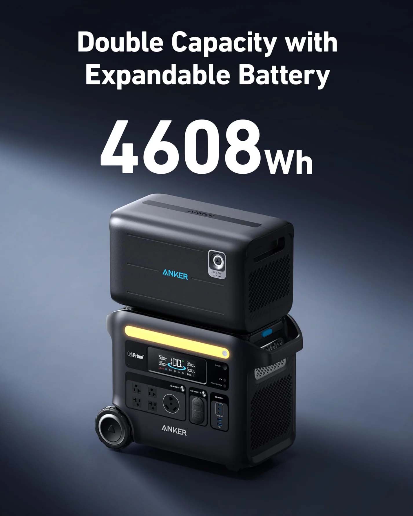 Double Your Anker SOLIX F2600 Capacity To 4608Wh