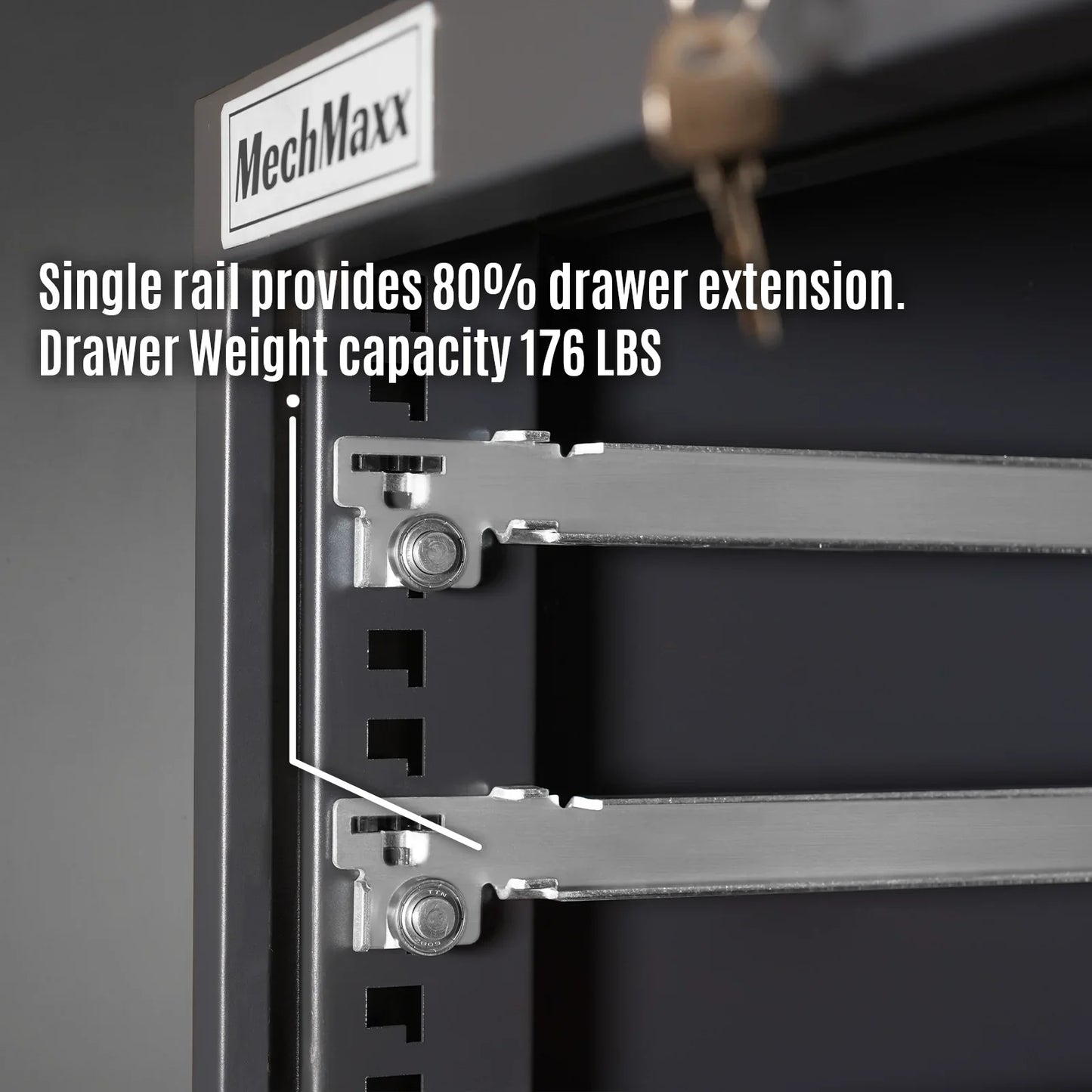 MechMaxx MD59B11 Tool Box Heavy Duty Modular 11 Drawer Steel Tool Storage Organizer Cabinet 59" H x 28.5" W x 22.5" D New