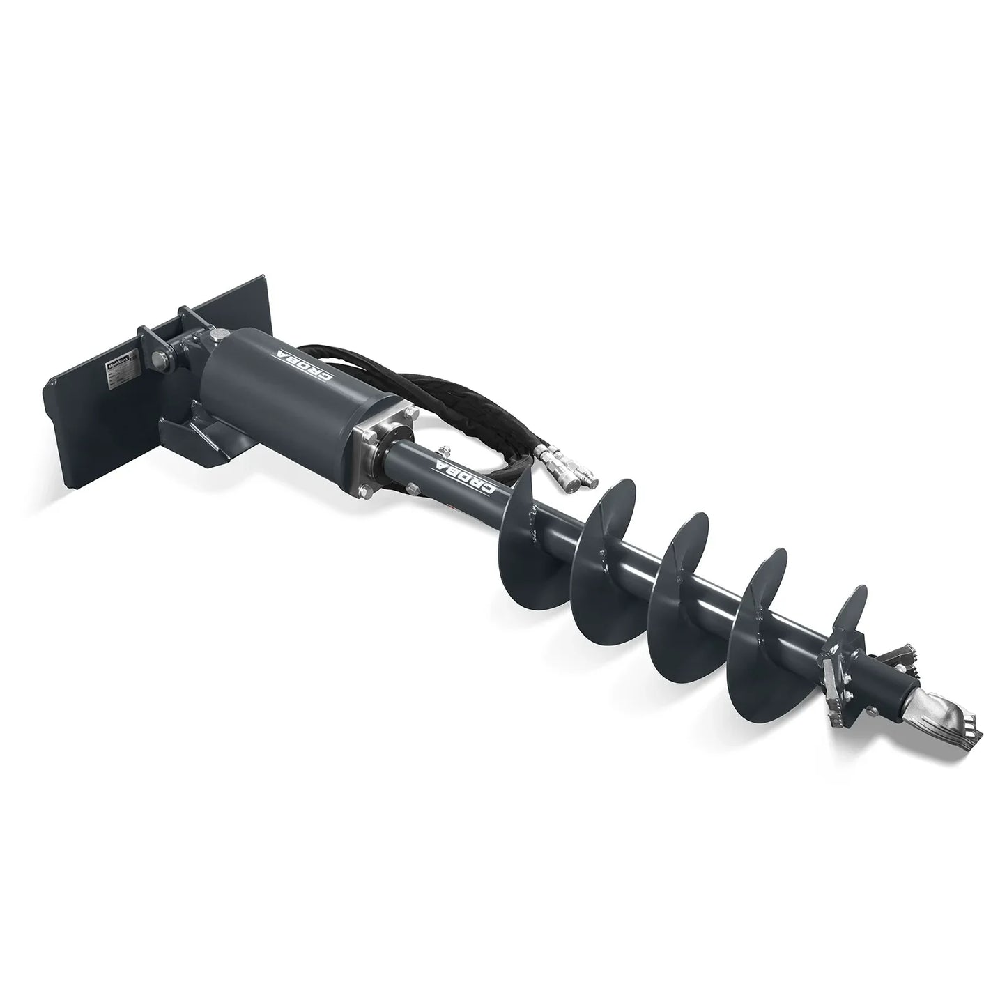 MechMaxx 150506 Skid Steer Auger Mini Drive Auger with 6" 9" 12" Dia Auger Bits New
