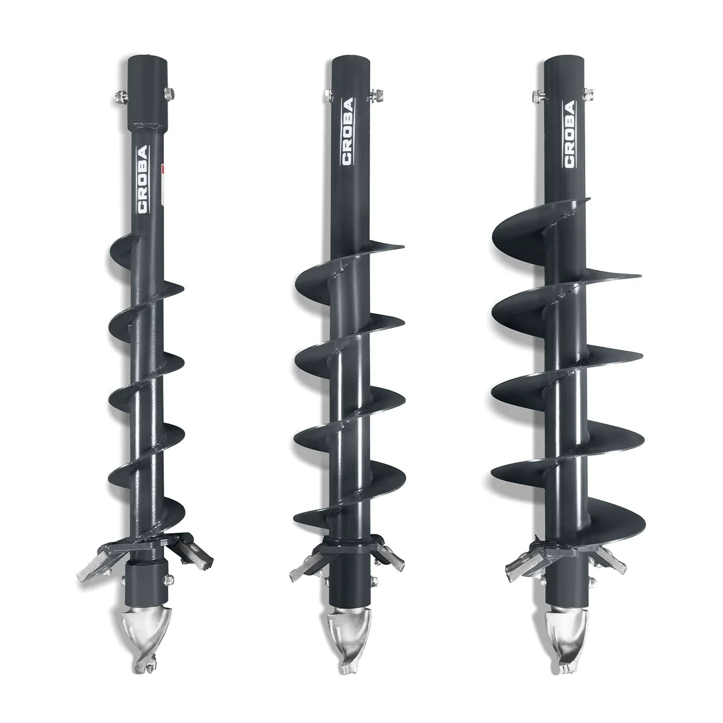 MechMaxx 150506 Skid Steer Auger Mini Drive Auger with 6" 9" 12" Dia Auger Bits New