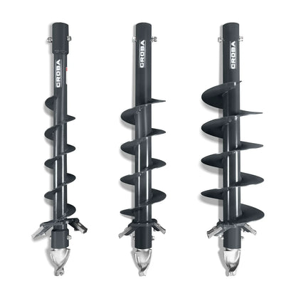 MechMaxx 150506 Skid Steer Auger Mini Drive Auger with 6" 9" 12" Dia Auger Bits New