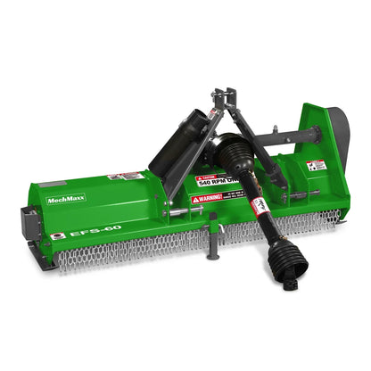 MechMaxx EFS 60 Flail Mower 60" Light-Duty 3 Point PTO Driven 15-35HP New