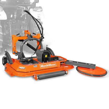 MechMaxx FMS60 Finish Mower 60" Orchard 3 Point Hitch Cat 1 Hydraulic Offset PTO Shaft Included 20-45 HP New