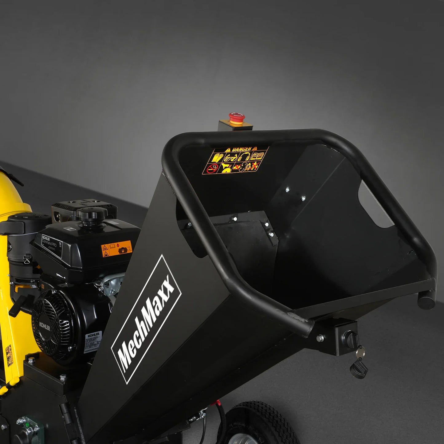 MechMaxx GS1500 Wood Chipper 5" Electric Start KOHLER 429cc Gasoline Engine Powered New