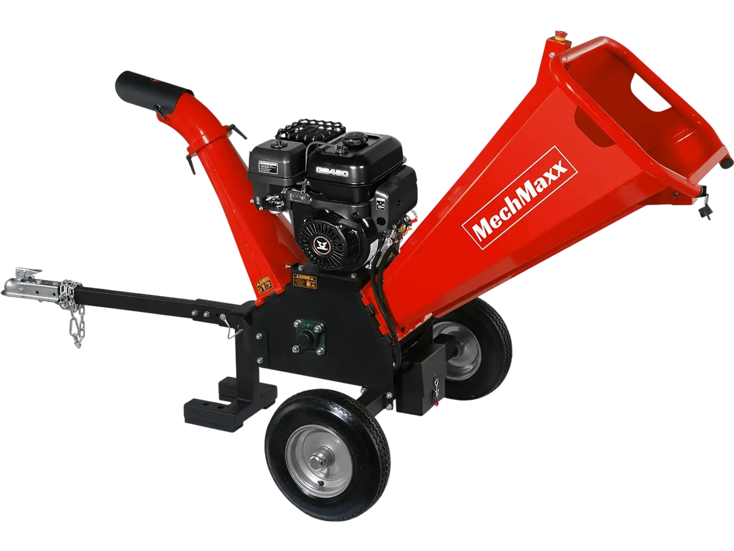 MechMaxx GS1500 Wood Chipper 5" Electric Start ZONSEN 459cc Gasoline Engine Powered New
