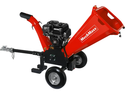MechMaxx GS1500 Wood Chipper 5" Electric Start ZONSEN 459cc Gasoline Engine Powered New
