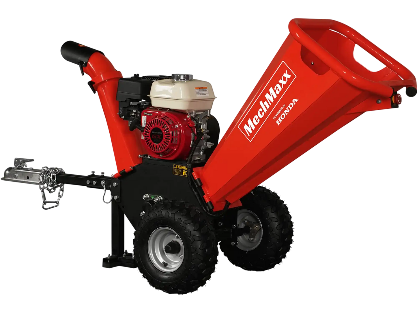 MechMaxx GS650 Wood Chipper Honda GX200 Gasoline Engine Powered 4" New