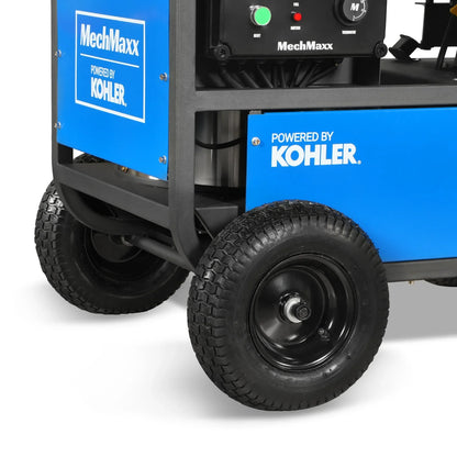 MechMaxx HPW40K Pressure Washer 4000 PSI 4 GPM Kohler Electric Start Engine Hot Water Hose Reel New