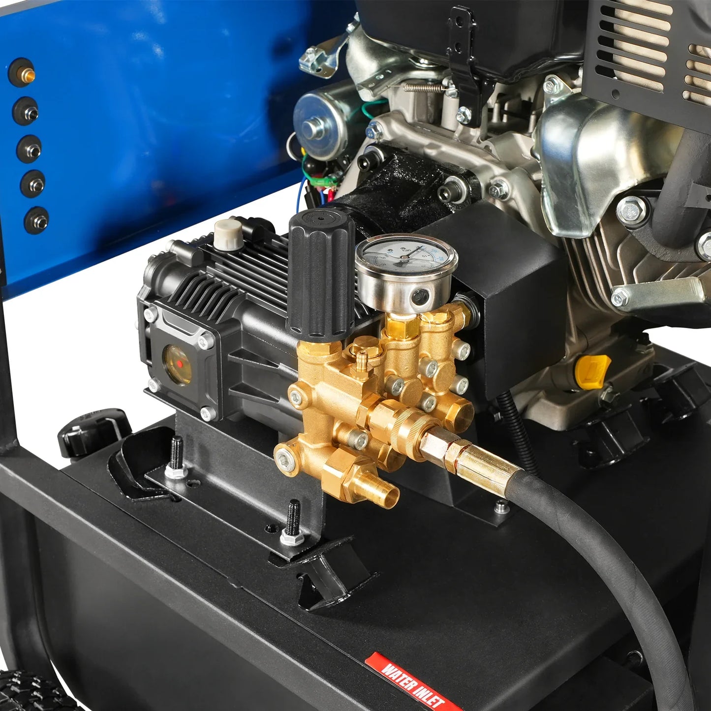 MechMaxx HPW40K Pressure Washer 4000 PSI 4 GPM Kohler Electric Start Engine Hot Water Hose Reel New