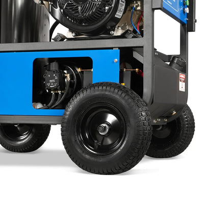 MechMaxx HPW40K Pressure Washer 4000 PSI 4 GPM Kohler Electric Start Engine Hot Water Hose Reel New