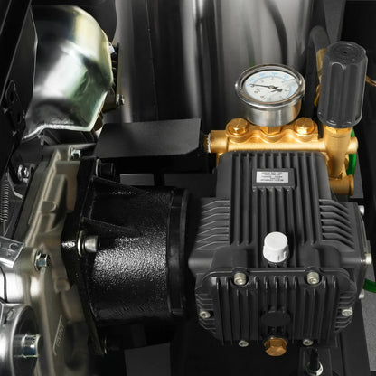 MechMaxx HPW40HBT Pressure Washer 4000 PSI 4 GPM Honda Electric Start Hot Water Skid Mounted w/ 245 Gal Tank New