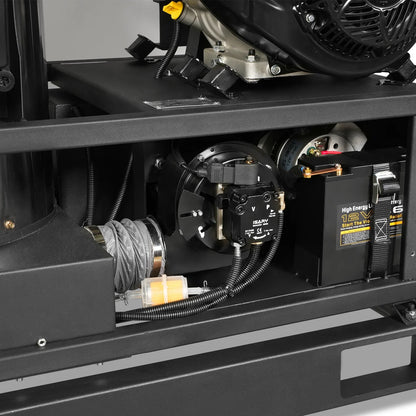 MechMaxx HPW40KT Pressure Washer 4000 PSI 4 GPM KOHLER Electric Start Engine Hot Water Skid Mounted with 175 Gal Tank New