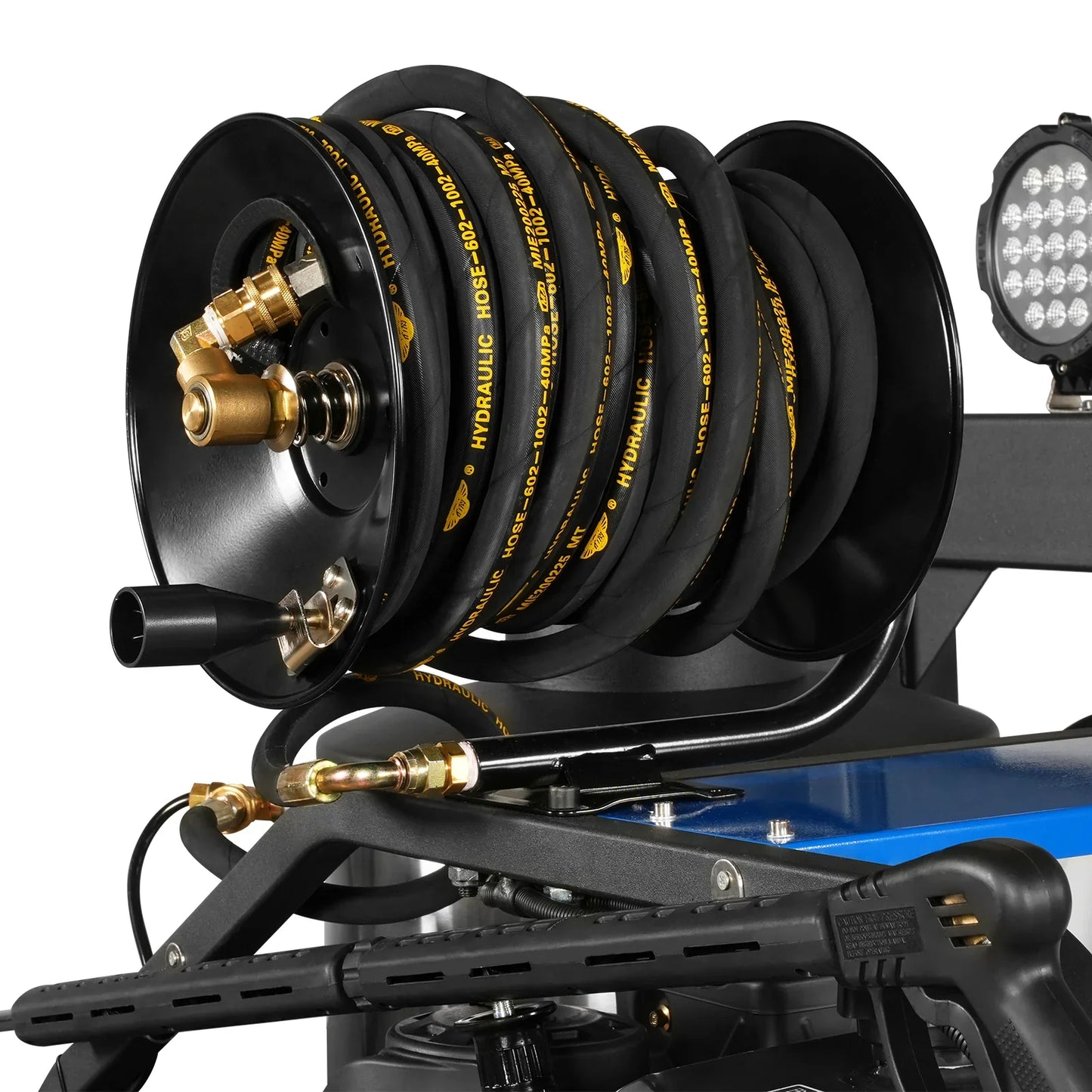 MechMaxx HPW40KBT Pressure Washer 4000 PSI 4 GPM KOHLER Electric Start Hot Water Skid Mounted with 245 Gal Tank New