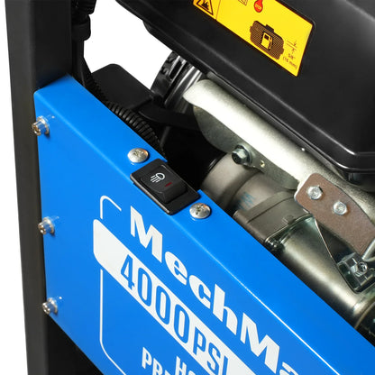 MechMaxx HPW40KBT Pressure Washer 4000 PSI 4 GPM KOHLER Electric Start Hot Water Skid Mounted with 245 Gal Tank New