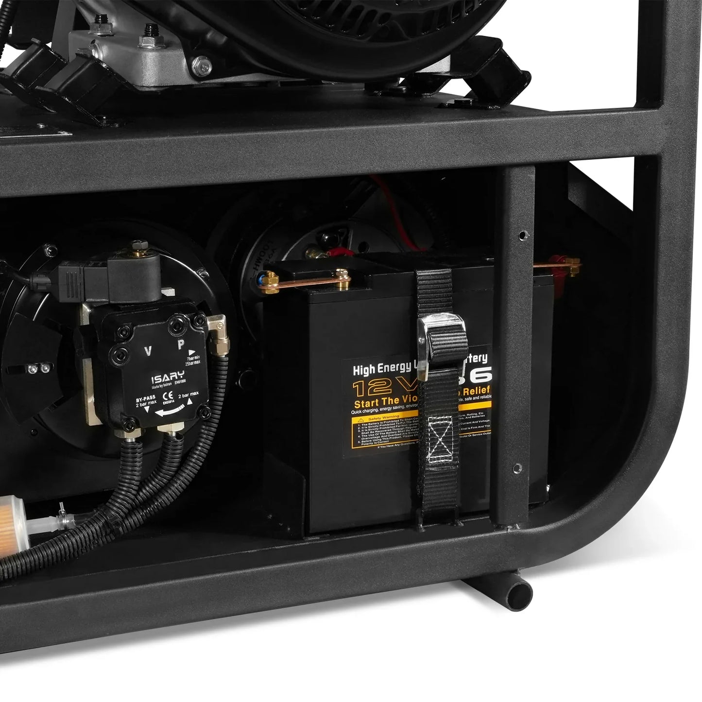 MechMaxx HPW40K Pressure Washer 4000 PSI 4 GPM Kohler Electric Start Engine Hot Water Hose Reel New