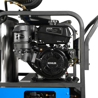 MechMaxx HPW40K Pressure Washer 4000 PSI 4 GPM Kohler Electric Start Engine Hot Water Hose Reel New