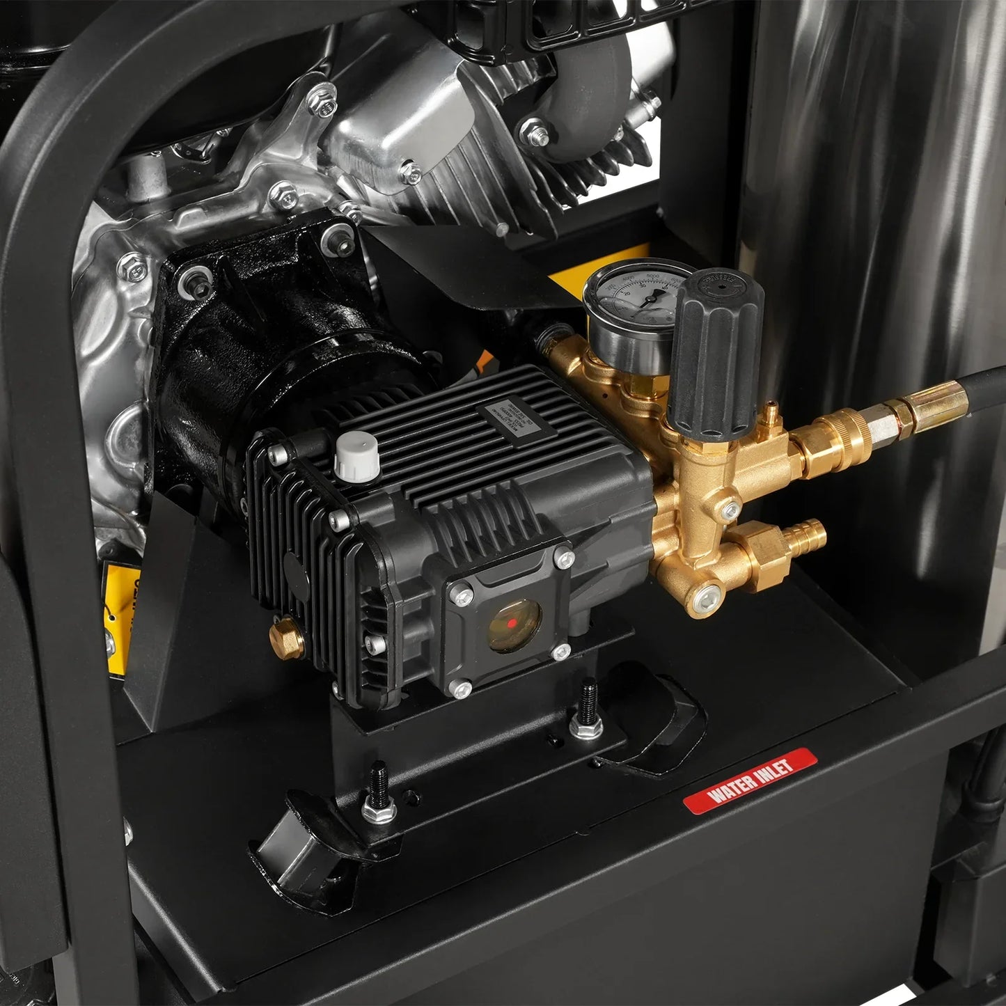 MechMaxx HPW40D Pressure Washer 4000 PSI 4 GPM Hot Water ZONSEN Electric Start Engine Hose Reel New