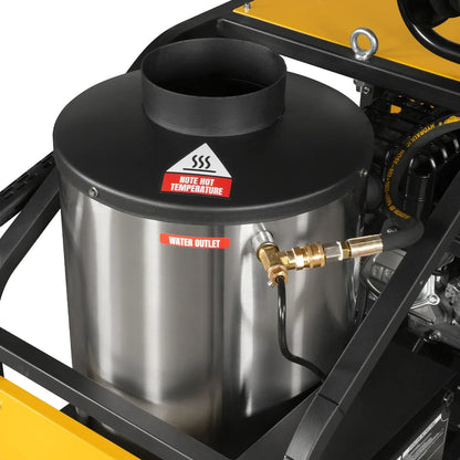 MechMaxx HPW40D Pressure Washer 4000 PSI 4 GPM Hot Water ZONSEN Electric Start Engine Hose Reel New