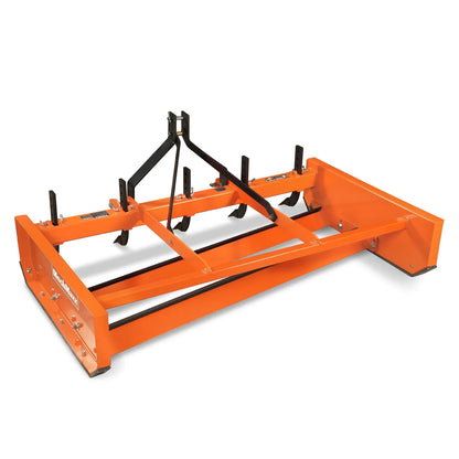 MechMaxx LP72 Land Leveler 72" Heavy Duty Land Plane Scraper Grader with Shanks 3 Point Hitch New